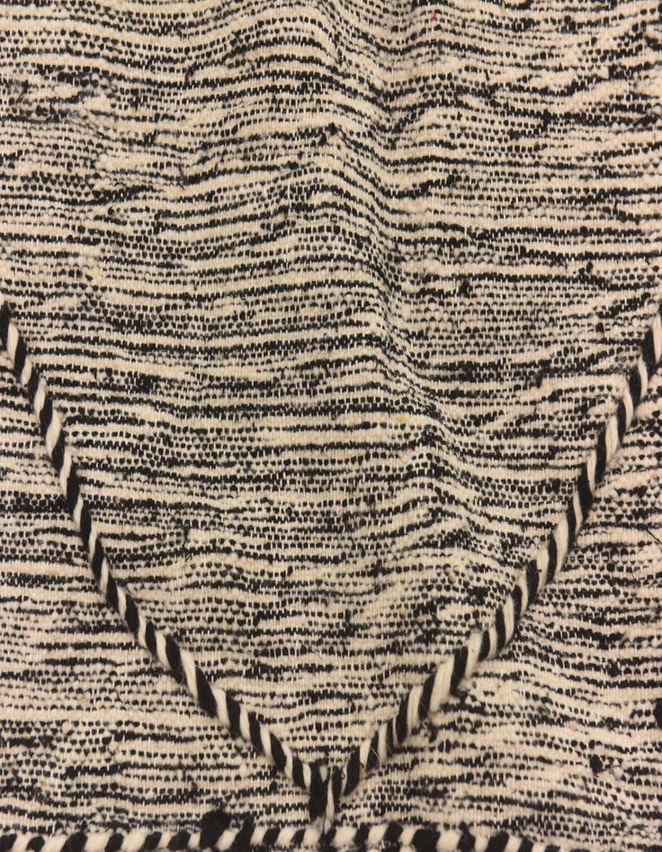 Detail image of 6' 6 x 9' 10  Hand Knotted Moroccan Wool Rug