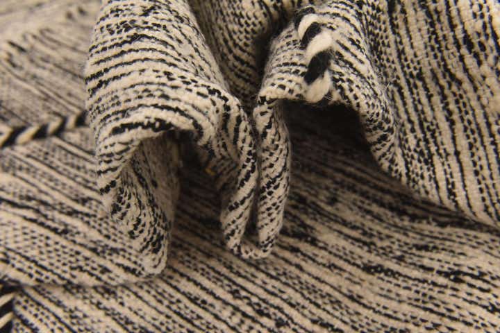 6' 4 x 9' 7 Hand Knotted Moroccan Wool Rug