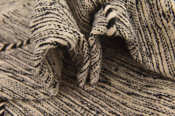 Detail image of 6' 4 x 9' 7 Hand Knotted Moroccan Wool Rug