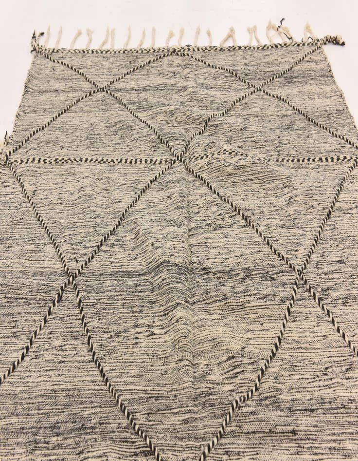 Detail image of 6' 4 x 9' 7  Hand Knotted Moroccan Wool Rug