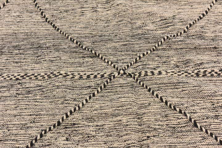 6' 4 x 9' 7 Hand Knotted Moroccan Wool Rug