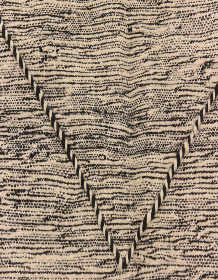 Detail image of 6' 4 x 9' 7  Hand Knotted Moroccan Wool Rug