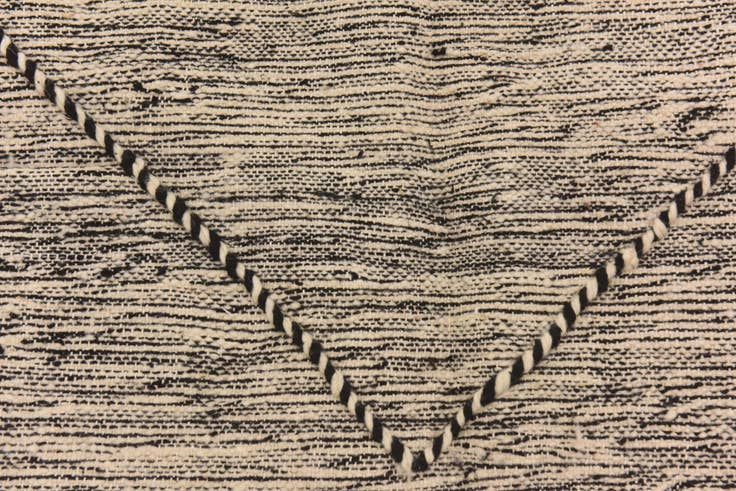 Detail image of 6' 4 x 9' 7 Hand Knotted Moroccan Wool Rug