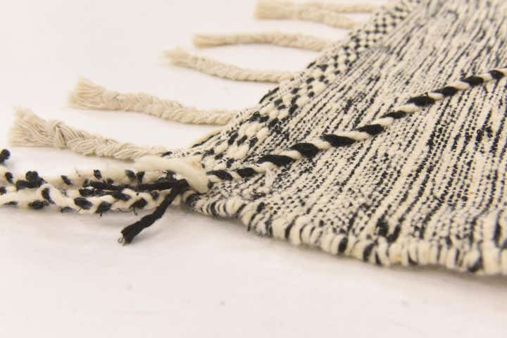 6' 4 x 9' 7 Hand Knotted Moroccan Wool Rug