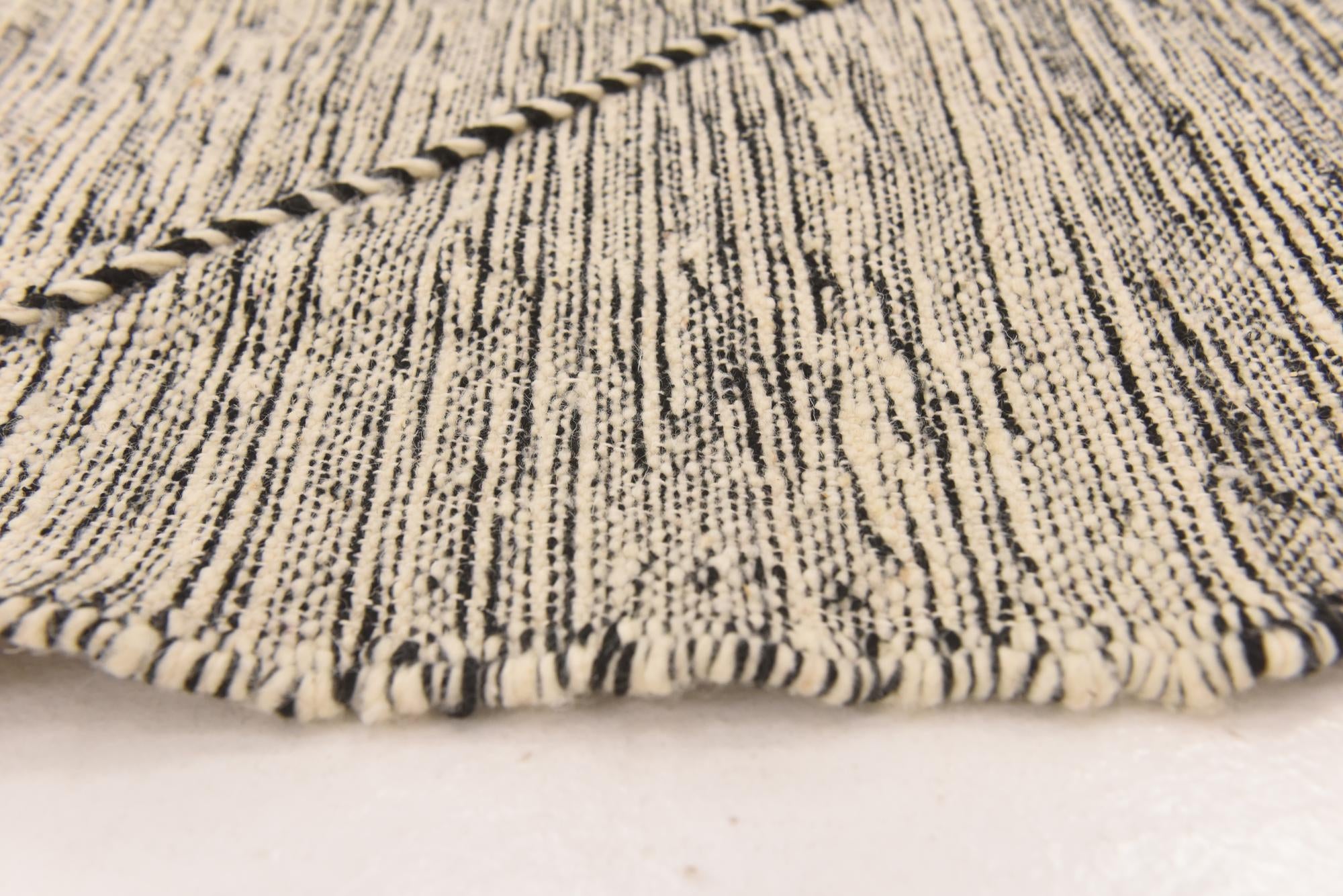 6' 4 x 9' 7 Hand Knotted Moroccan Wool Rug