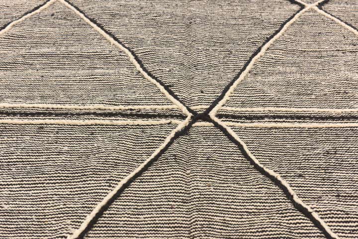 6' 2 x 10' 1 Hand Knotted Moroccan Wool Rug