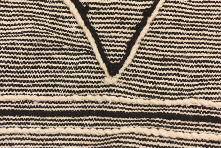 Detail image of 6' 2 x 10' 1 Hand Knotted Moroccan Wool Rug
