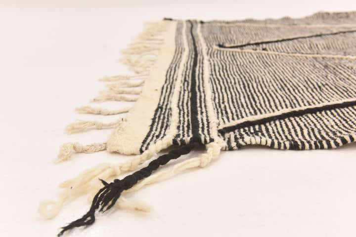 6' 2 x 10' 1 Hand Knotted Moroccan Wool Rug