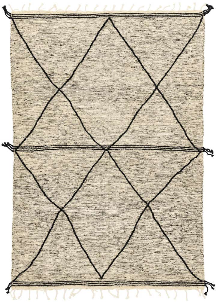 6' 4 x 9' 4 Hand Knotted Moroccan Wool Rug