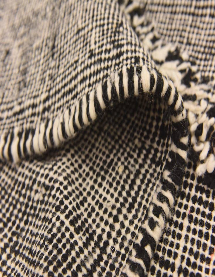 Detail image of 6' 4 x 10' 4  Hand Knotted Moroccan Wool Rug