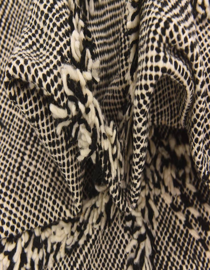 Detail image of 6' 4 x 10' 4  Hand Knotted Moroccan Wool Rug