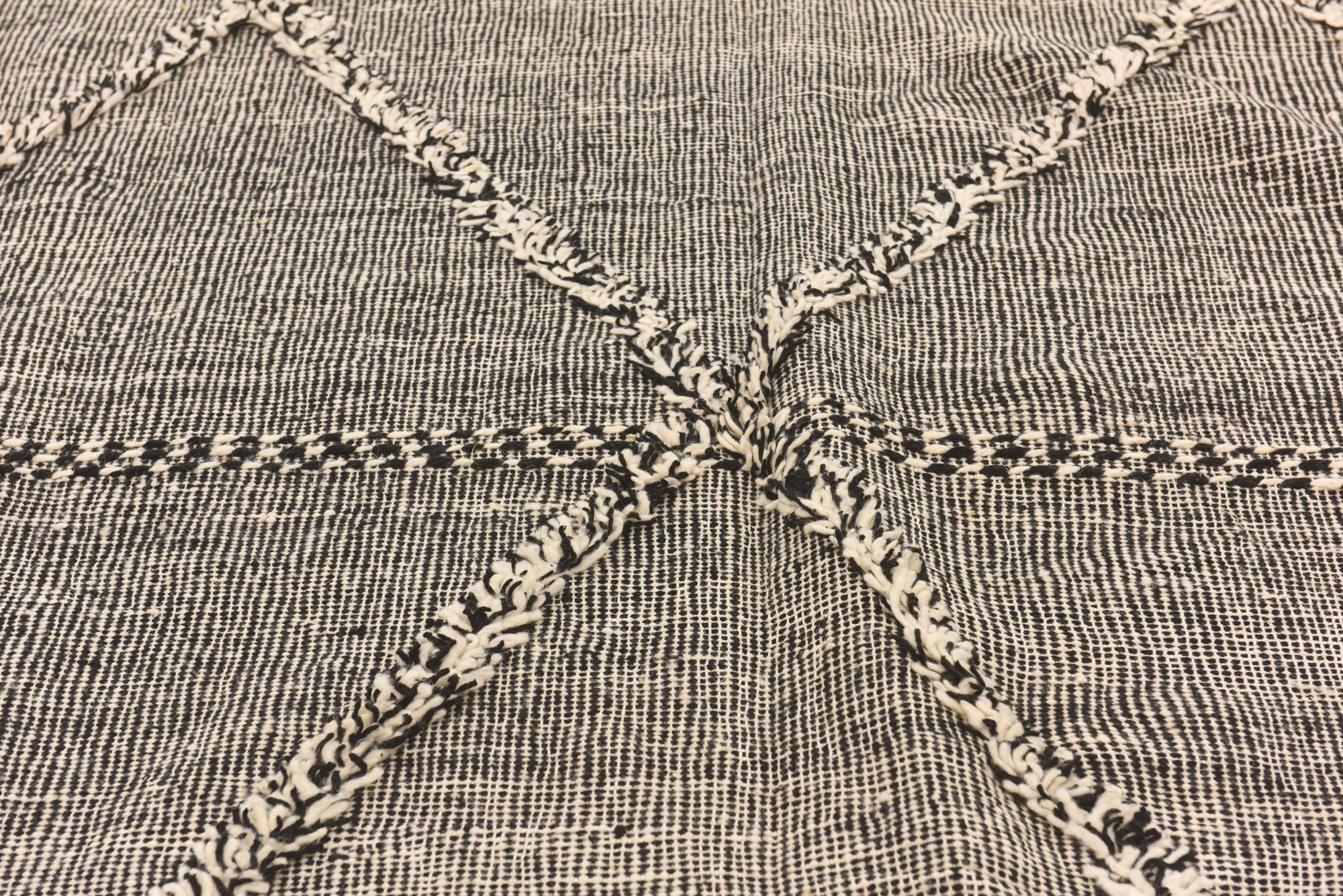 6' 4 x 10' 4 Hand Knotted Moroccan Wool Rug