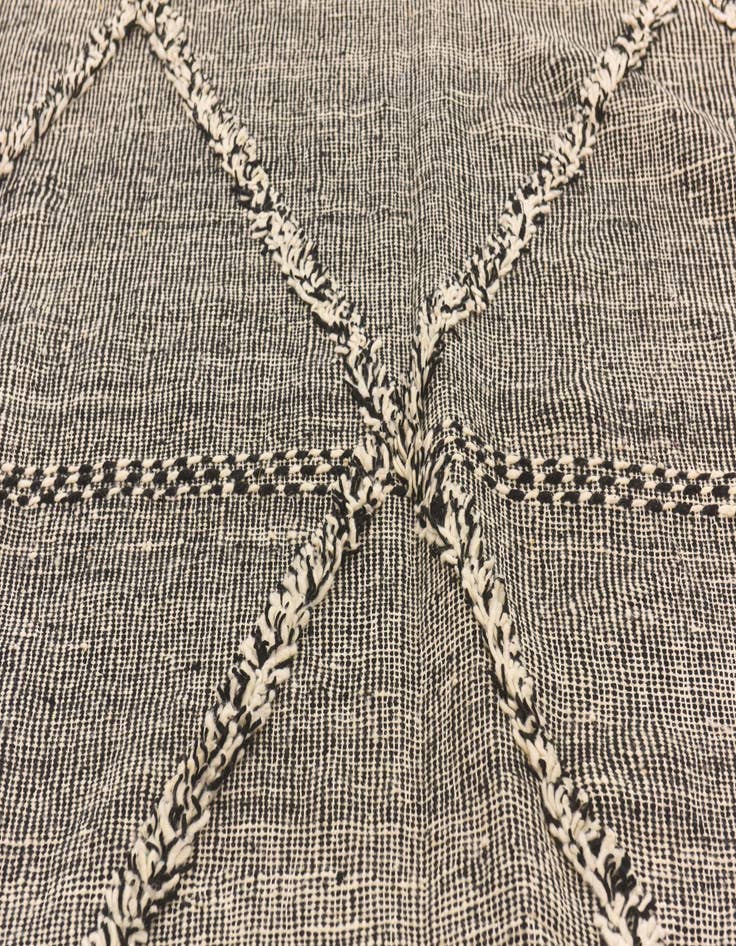 Detail image of 6' 4 x 10' 4  Hand Knotted Moroccan Wool Rug