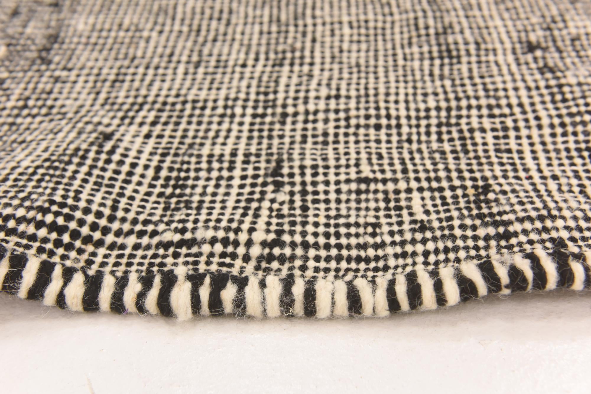 6' 4 x 10' 4 Hand Knotted Moroccan Wool Rug