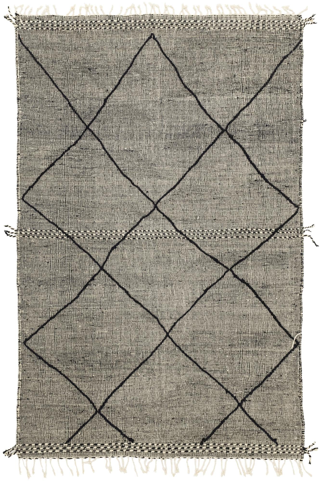 195cm x 300cm Hand Knotted Moroccan Wool Rug