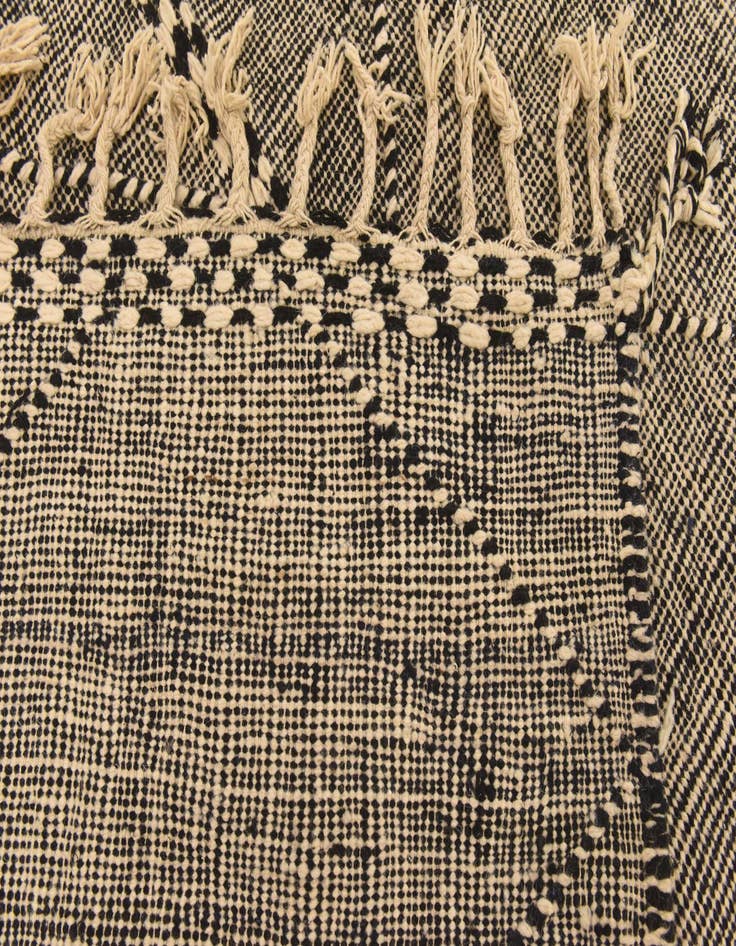 Detail image of 6' 5 x 11' 2  Hand Knotted Moroccan Wool Rug