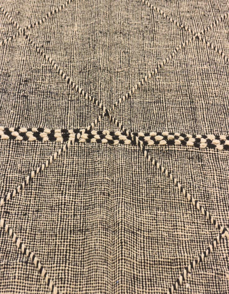 Detail image of 6' 5 x 11' 2  Hand Knotted Moroccan Wool Rug