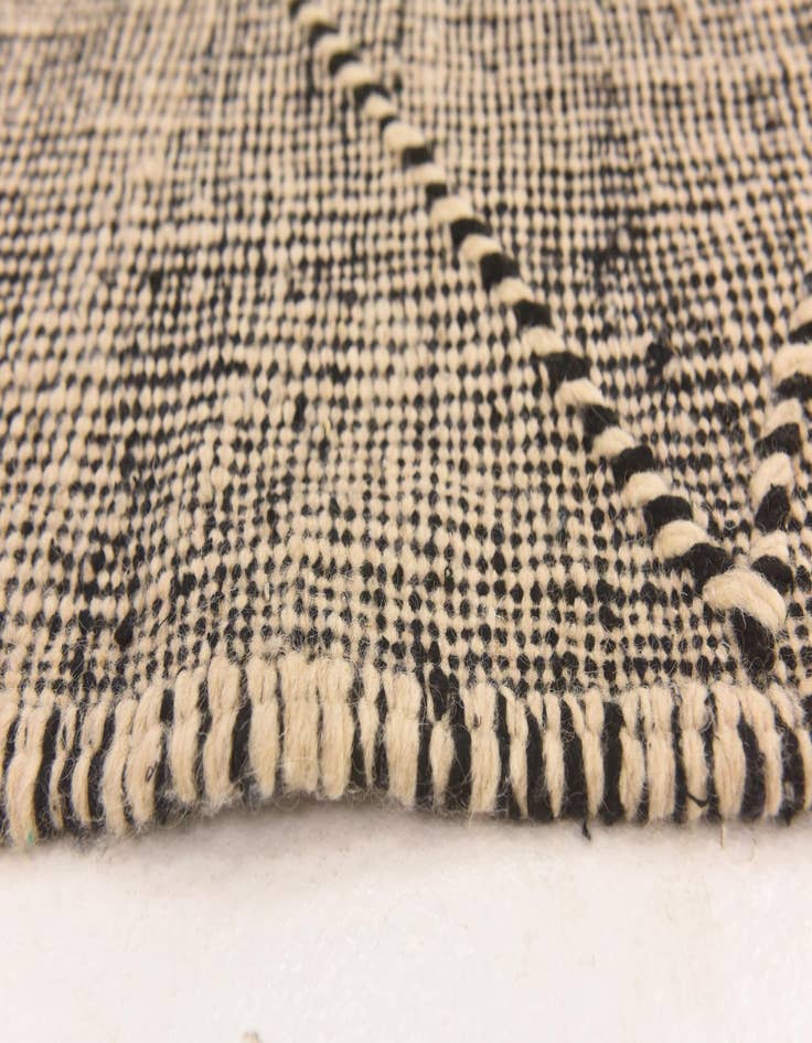 Detail image of 6' 5 x 11' 2  Hand Knotted Moroccan Wool Rug