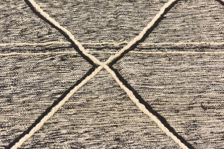 Detail image of 6' 9 x 9' 10 Hand Knotted Moroccan Wool Rug