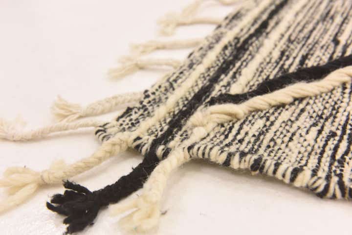 6' 9 x 9' 10 Hand Knotted Moroccan Wool Rug