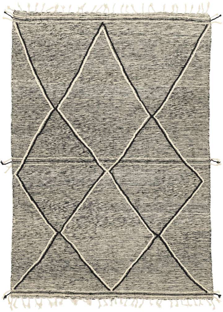 6' 9 x 9' 10 Hand Knotted Moroccan Wool Rug