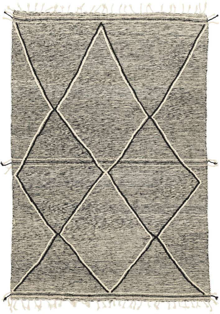 6' 9 x 9' 10 Hand Knotted Moroccan Wool Rug