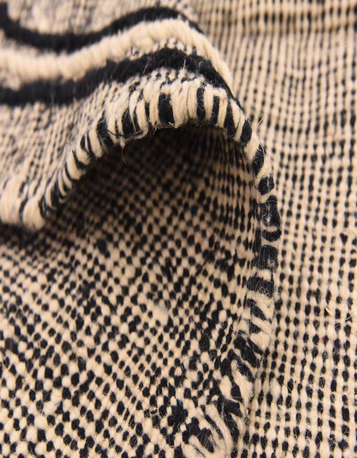 Detail image of 6' 2 x 9' 6  Hand Knotted Moroccan Wool Rug