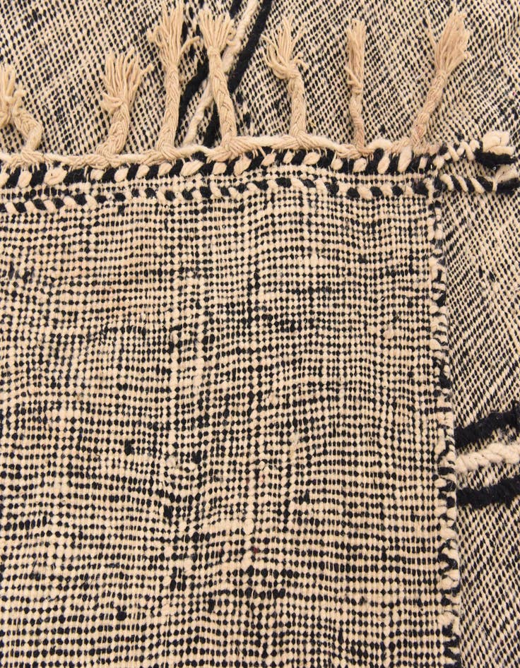 Detail image of 6' 2 x 9' 6  Hand Knotted Moroccan Wool Rug