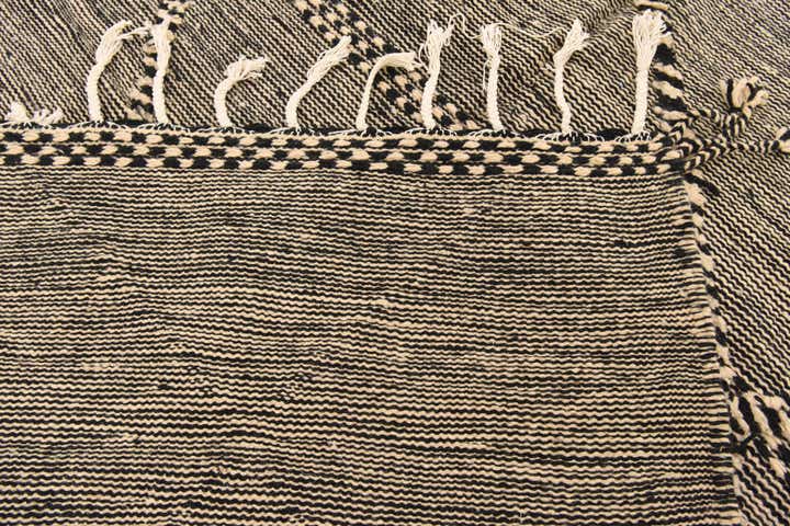 6' 4 x 10' 2 Hand Knotted Moroccan Wool Rug
