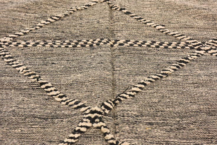 Detail image of 6' 4 x 10' 2 Hand Knotted Moroccan Wool Rug