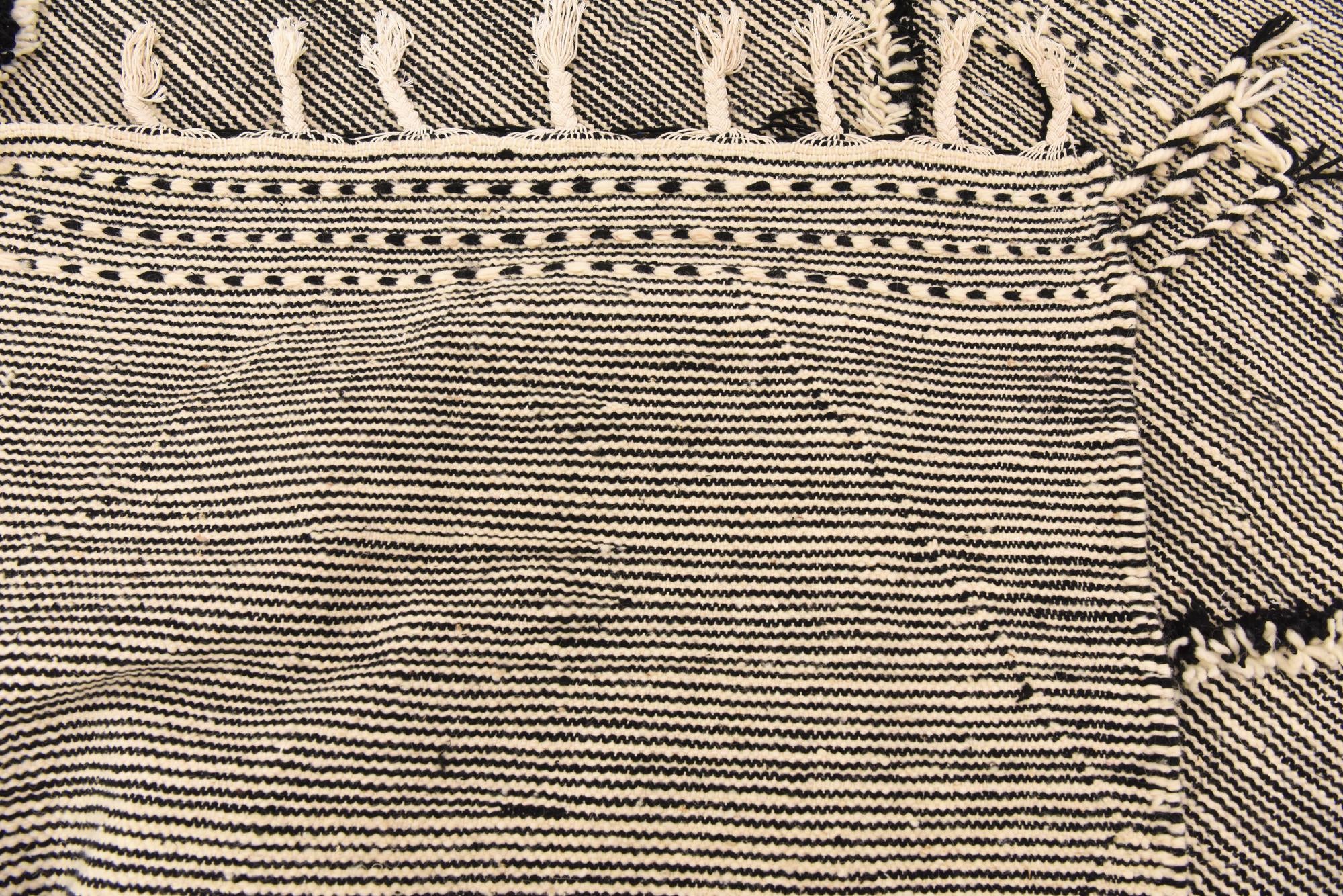 6' 6 x 11' 9 Hand Knotted Moroccan Wool Rug