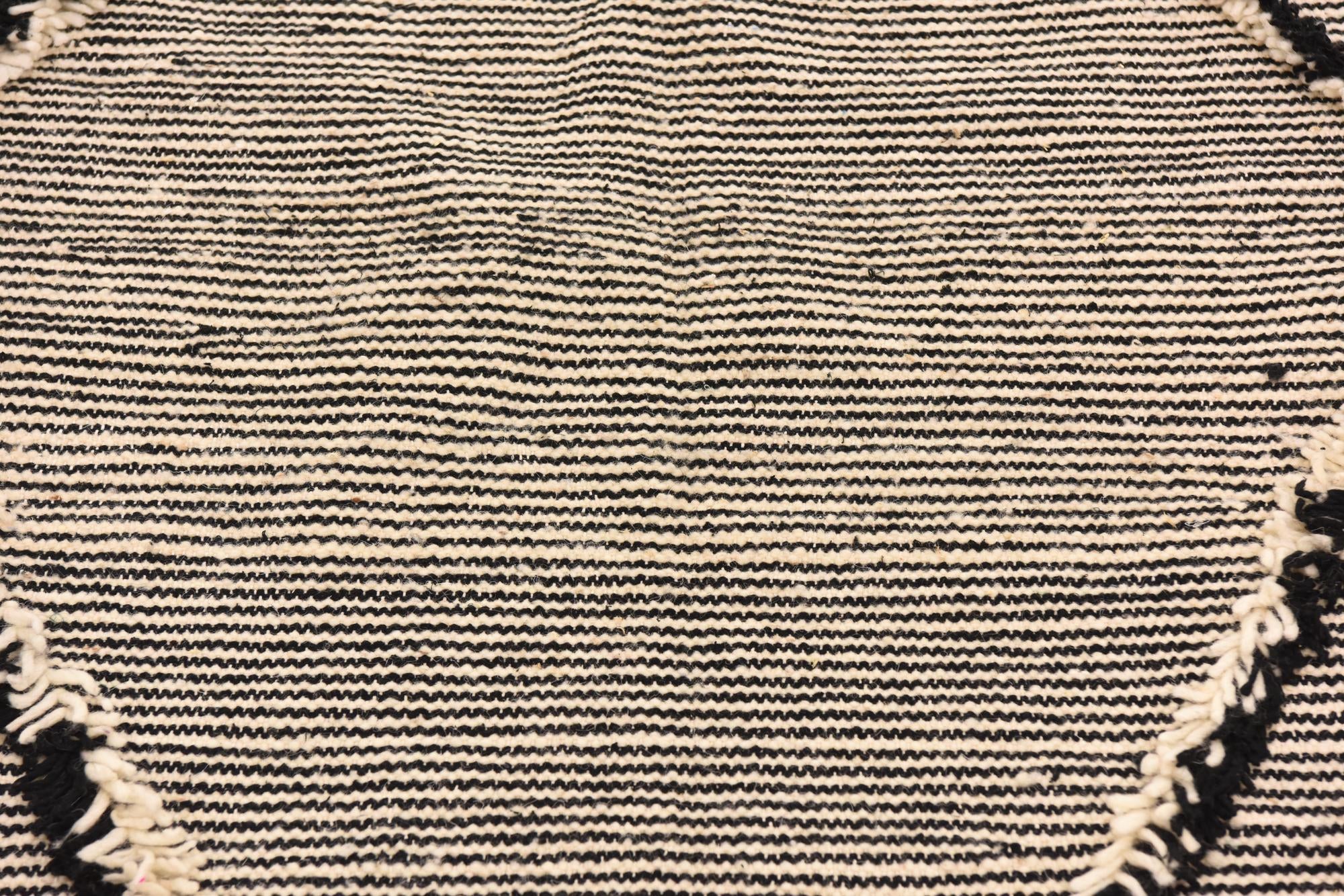 6' 6 x 11' 9 Hand Knotted Moroccan Wool Rug