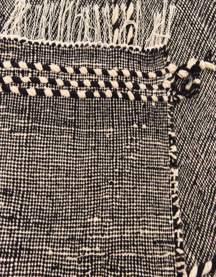 Detail image of 6' 7 x 9' 9  Hand Knotted Moroccan Wool Rug