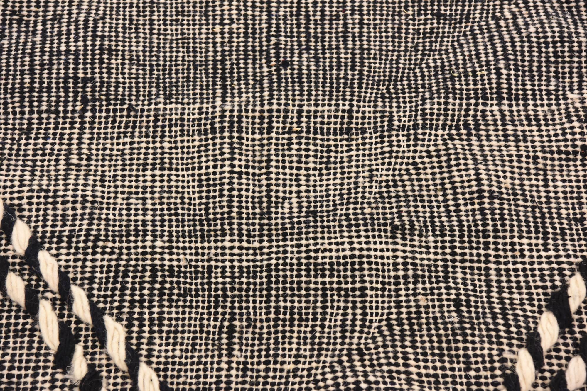 6' 7 x 9' 9 Hand Knotted Moroccan Wool Rug