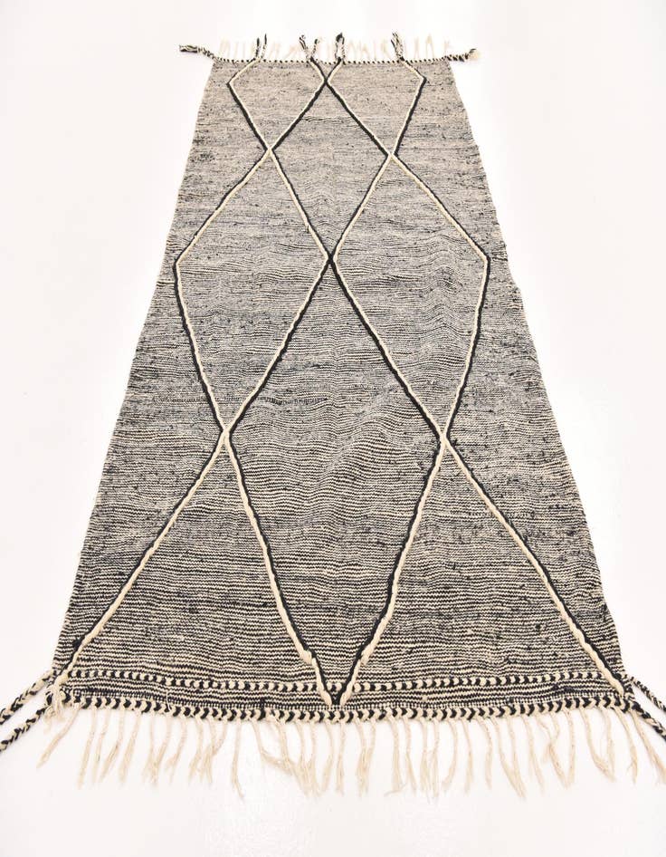 Detail image of 5' 2 x 8' 10  Hand Knotted Moroccan Wool Rug