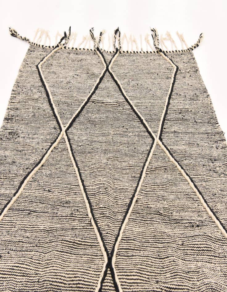 Detail image of 5' 2 x 8' 10  Hand Knotted Moroccan Wool Rug