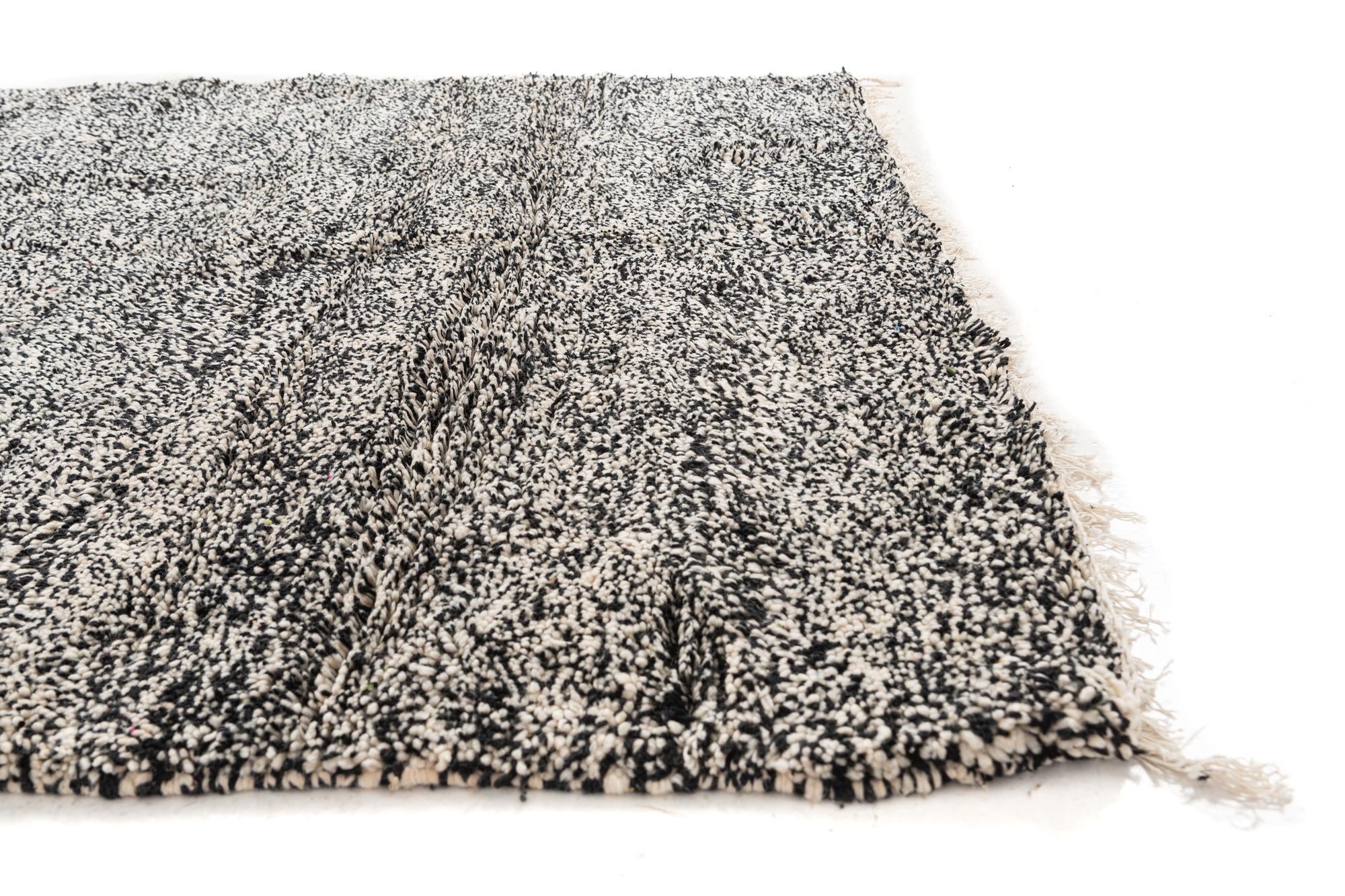 6' 8 x 8' 8 Hand Knotted Moroccan Wool Rug