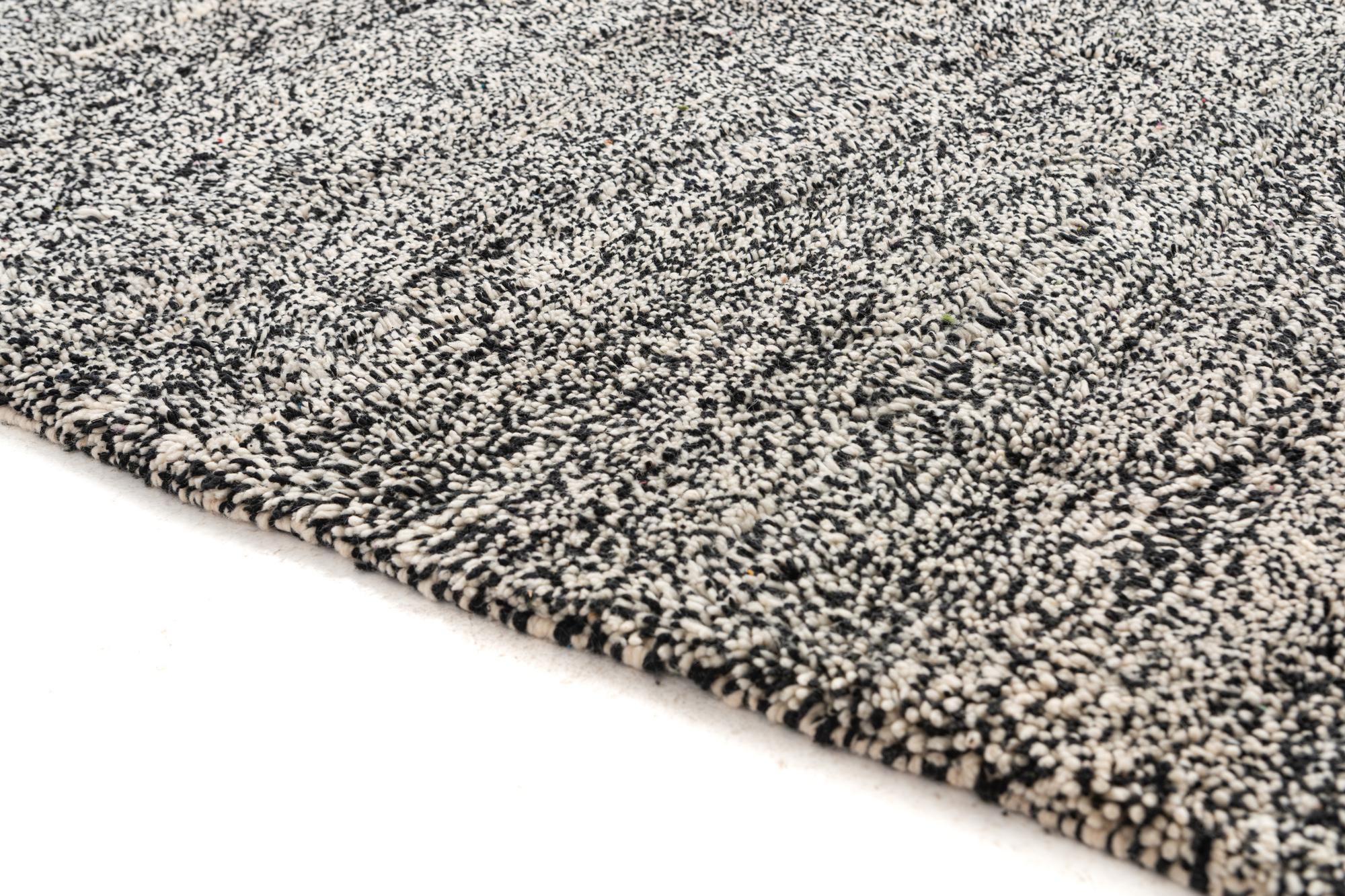 6' 8 x 8' 8 Hand Knotted Moroccan Wool Rug