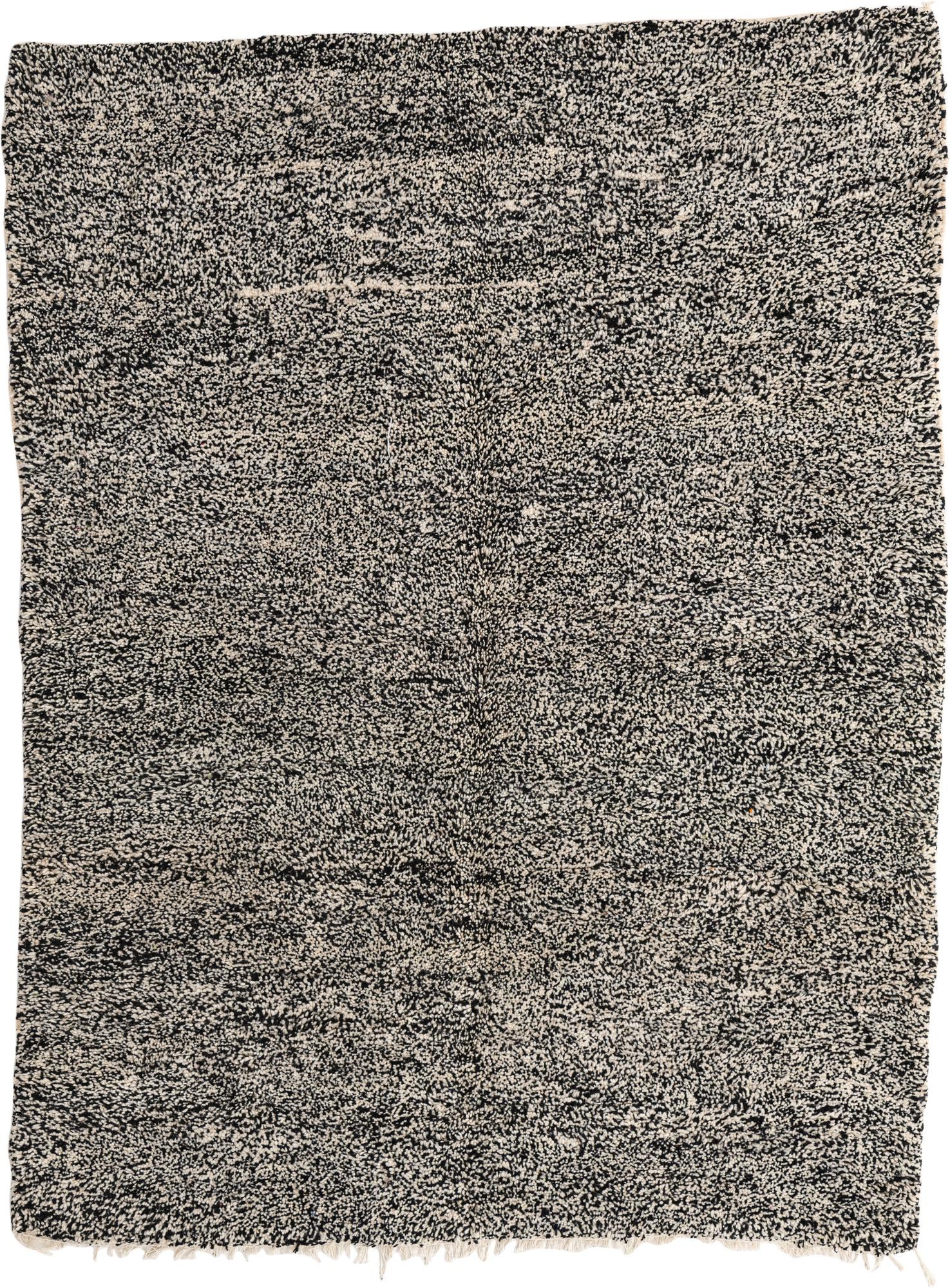 6' 8 x 8' 8 Hand Knotted Moroccan Wool Rug
