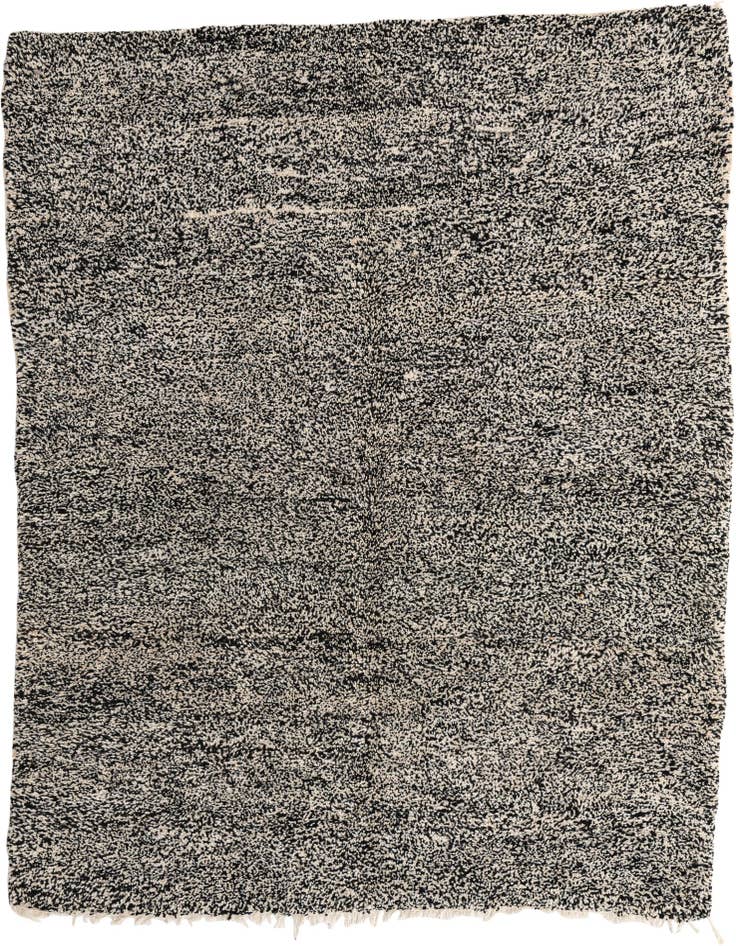 Detail image of 6' 8 x 8' 8 Hand Knotted Moroccan Wool Rug