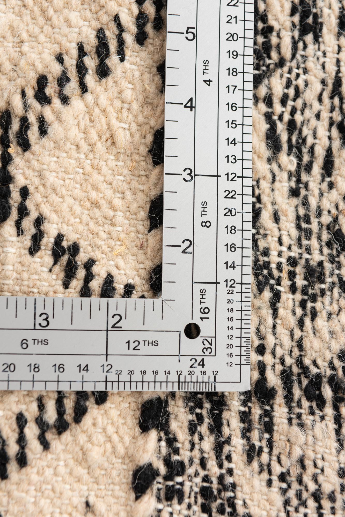 6' 6 x 10' Hand Knotted Moroccan Wool Rug