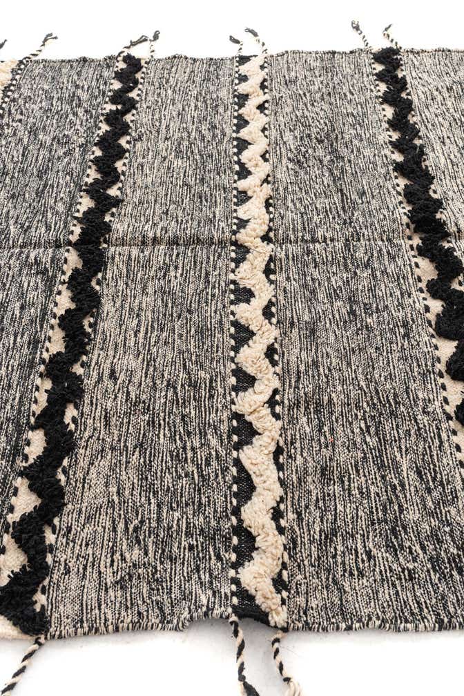 6' 7 x 9' 9 Hand Knotted Moroccan Wool Rug