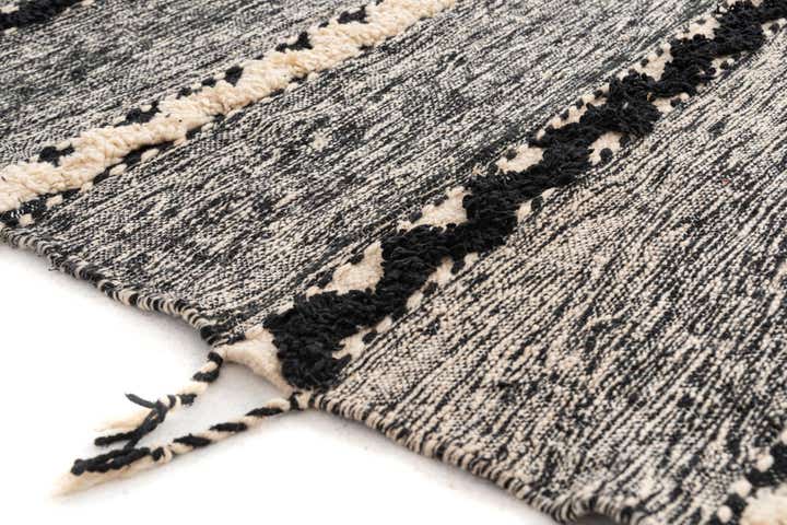 6' 7 x 9' 9 Hand Knotted Moroccan Wool Rug