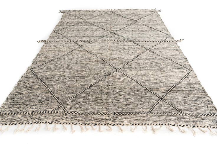 Detail image of 7' x 10' 3 Hand Knotted Moroccan Wool Rug