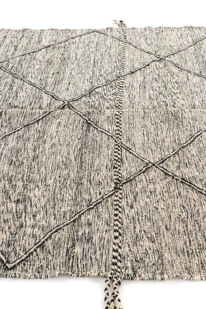 7' x 10' 3 Hand Knotted Moroccan Wool Rug