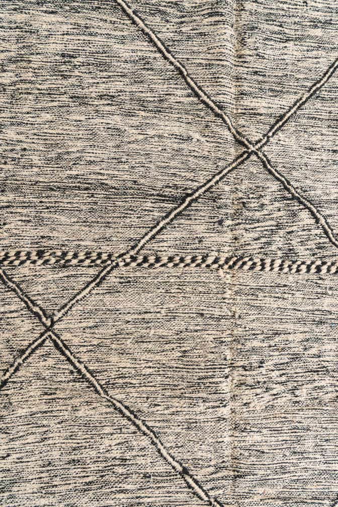 7' x 10' 3 Hand Knotted Moroccan Wool Rug