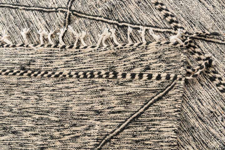 7' x 10' 3 Hand Knotted Moroccan Wool Rug