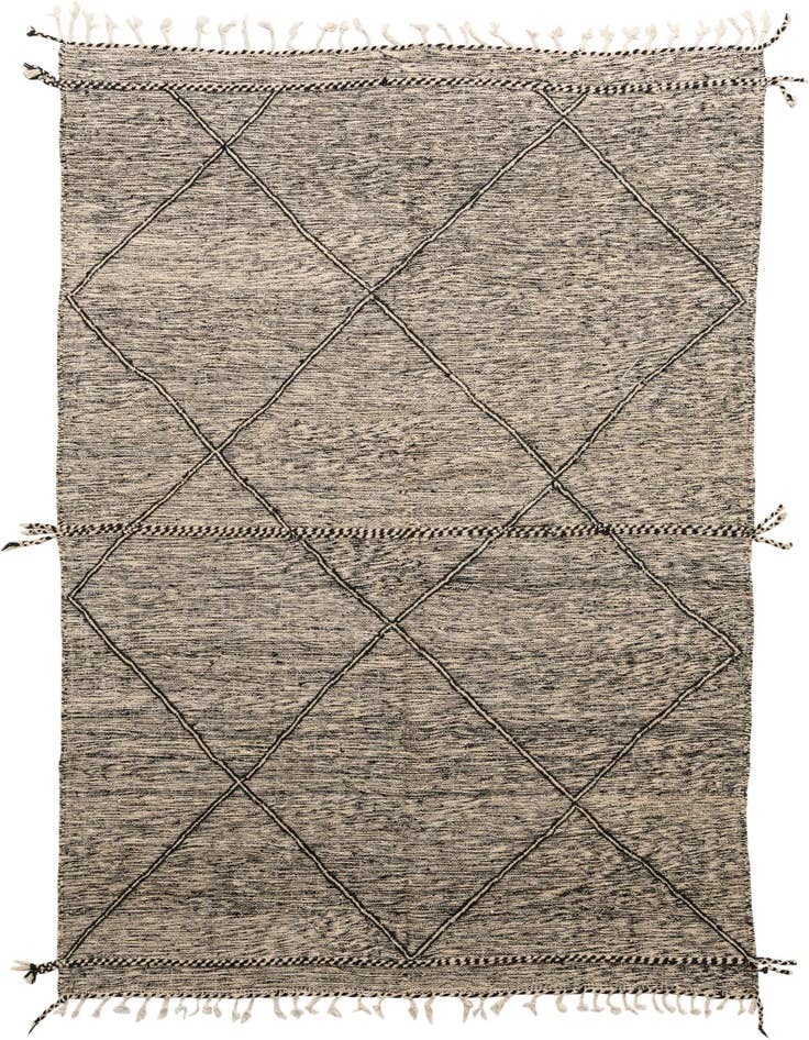 Detail image of 7' x 10' 3 Hand Knotted Moroccan Wool Rug