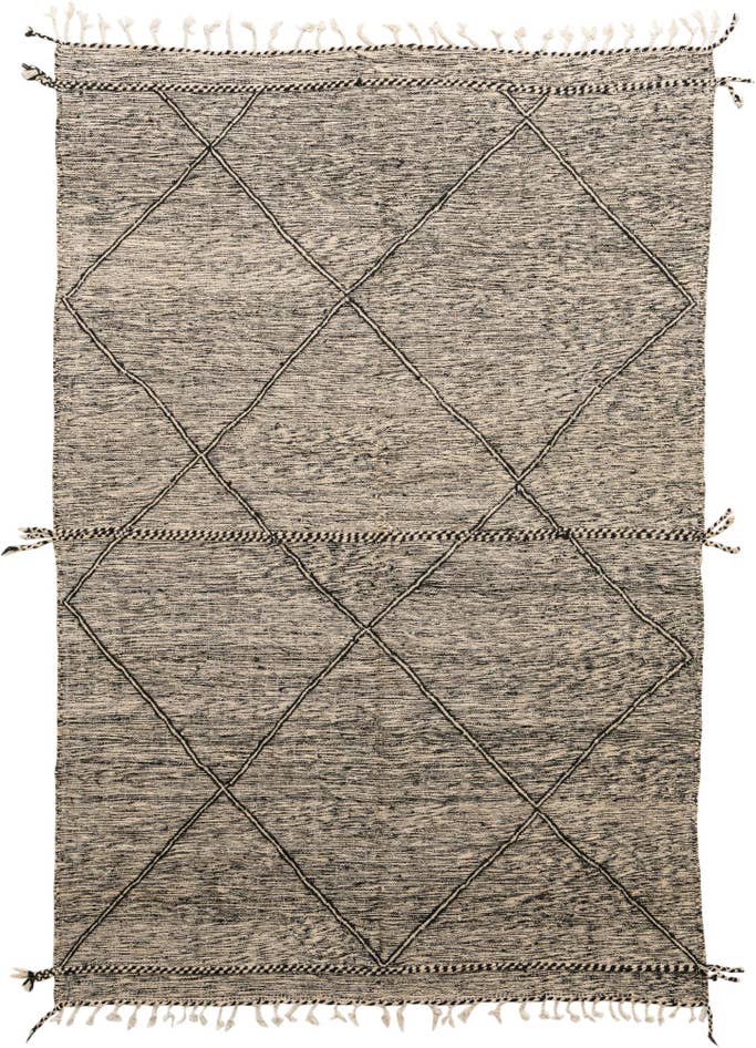 Detail image of 7' x 10' 3 Hand Knotted Moroccan Wool Rug