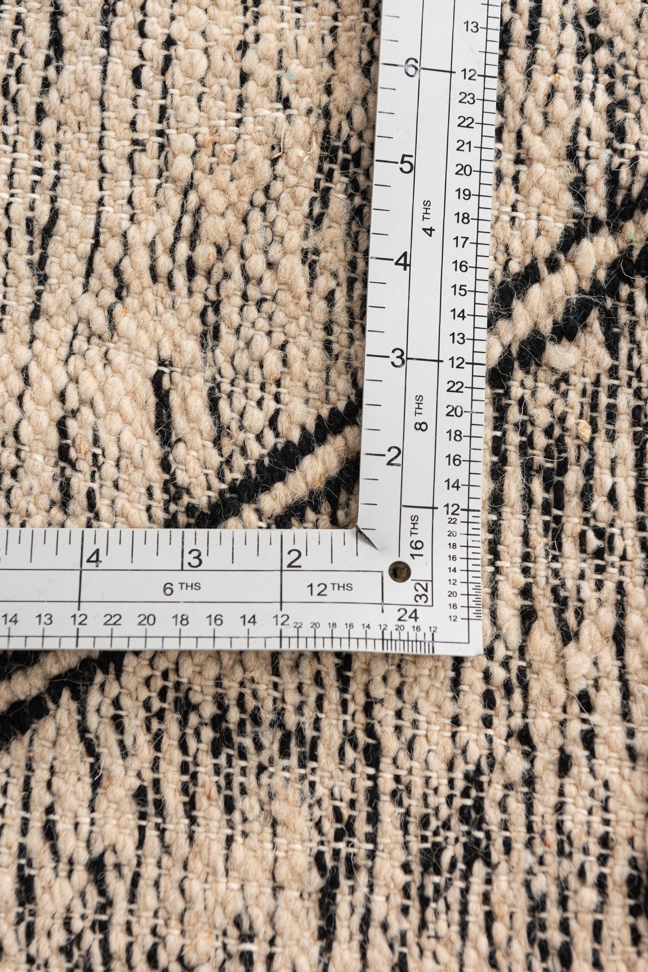 7' 2 x 9' 10 Hand Knotted Moroccan Wool Rug